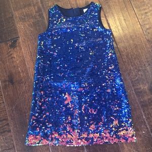 Party @ Home! 🎉 Flip Sequin Shift Dress Gap 4-5.